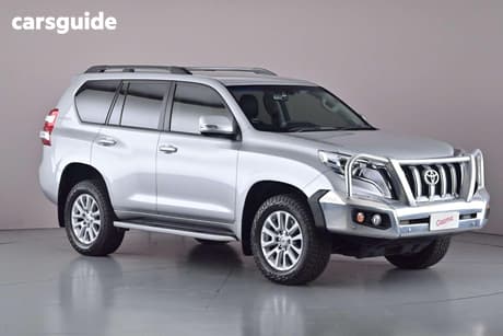 Silver 2015 Toyota Landcruiser Prado Wagon Vx (4X4)