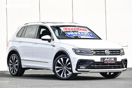 White 2017 Volkswagen Tiguan Wagon 162 Tsi Highline