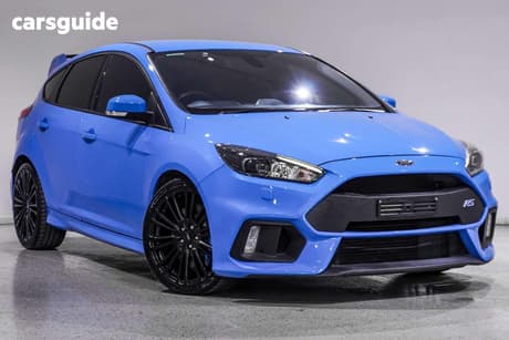 Blue 2017 Ford Focus Hatchback Rs