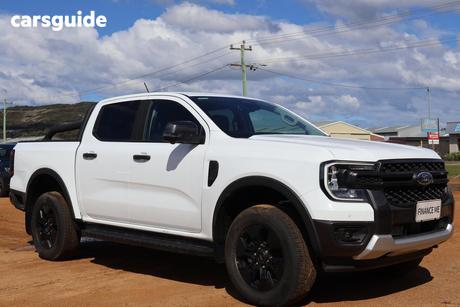 White 2025 Ford Ranger Double Cab Pick Up Phev Sport (4X4)
