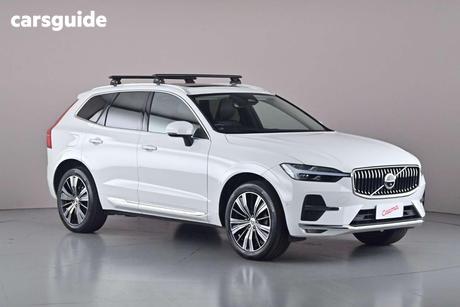 White 2021 Volvo XC60 Wagon B5 Inscription Mhev