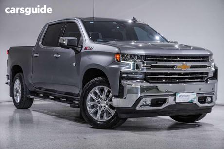 Grey 2021 Chevrolet Silverado Crew Cab Utility 1500 Ltz Premium Tech Pack