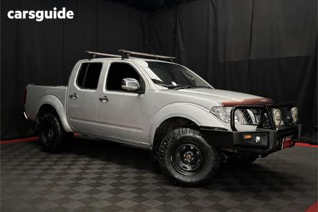 Silver 2011 Nissan Navara King Cab Pickup St-X (4X4)