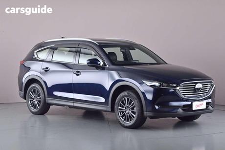 Blue 2021 Mazda CX-8 Wagon Touring (Fwd)