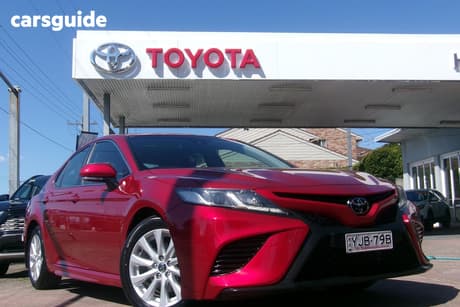 Red 2018 Toyota Camry Sedan Ascent Sport