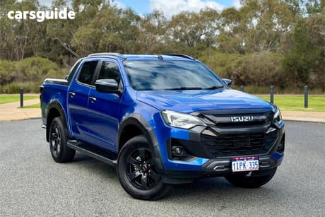 Blue 2025 Isuzu D-MAX Crew Cab Utility X-Terrain (4X4)
