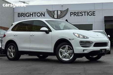 White 2014 Porsche Cayenne Wagon Diesel