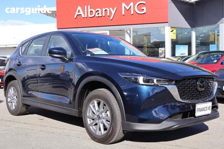 Blue 2025 Mazda CX-5 Wagon G25 Maxx Sport (Fwd)
