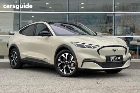 Beige 2025 Ford Mustang Mach-E SUV SELECT R