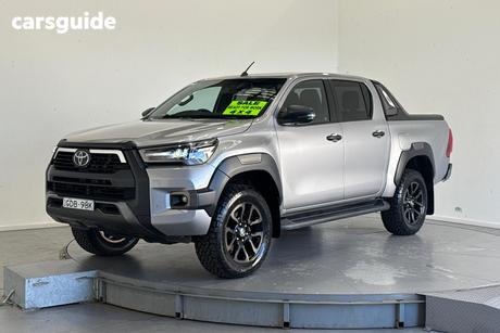 Silver 2021 Toyota Hilux Double Cab Pick Up Rogue (4X4)