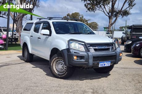 White 2015 Isuzu D-MAX Crew Cab Utility Sx (4X2)