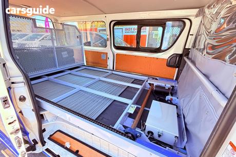 Blue 2016 Toyota HiAce Van Dx