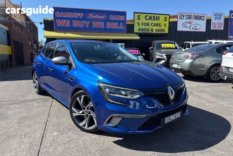 Blue 2016 Renault Megane Hatchback Gt 205