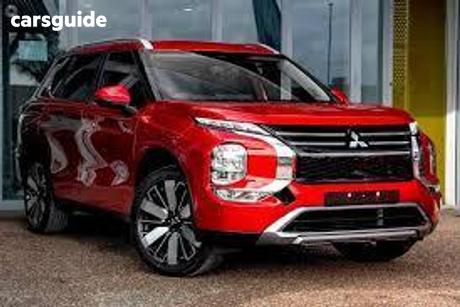 Red 2025 Mitsubishi Outlander Wagon Aspire 7 Seat (Awd)