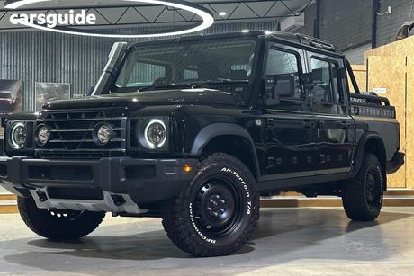 Black 2026 Ineos Grenadier Ute Tray QUARTERMASTER TRIALMASTER EDITION 4X4