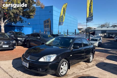 Black 2007 Mitsubishi Lancer Sedan Es