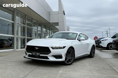 White 2024 Ford Mustang Fastback Ecoboost