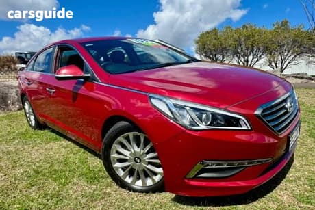 Red 2015 Hyundai Sonata Sedan Elite