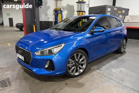 Blue 2017 Hyundai I30 Hatchback Sr