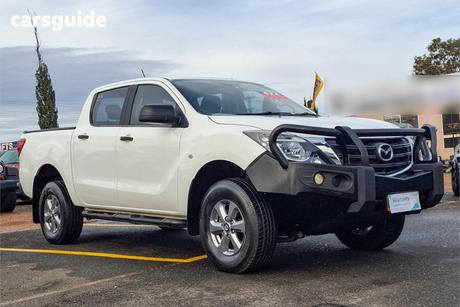 White 2018 Mazda BT-50 Dual Cab Utility Xt (4X4)