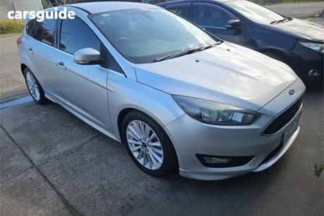 Silver 2015 Ford Focus Hatchback Sport