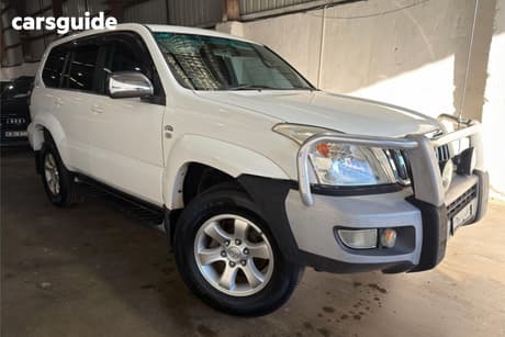 White 2007 Toyota Landcruiser Prado Wagon Gxl (4X4)