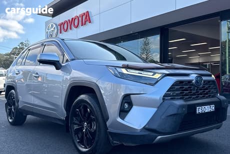 Silver 2022 Toyota RAV4 Wagon Cruiser (Awd) Hybrid