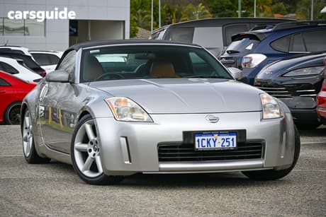Silver 2004 Nissan 350Z Convertible Roadster