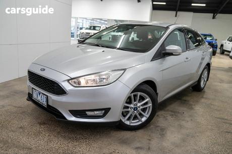 Silver 2015 Ford Focus Sedan Trend