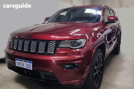 Red 2020 Jeep Grand Cherokee SUV WK NIGHT EAGLE WAGON 5DR SPTS AUTO 8SP 4X4 3.0DT [MY21]