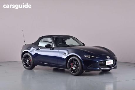 Blue 2022 Mazda MX-5 Convertible Roadster Gt Rs