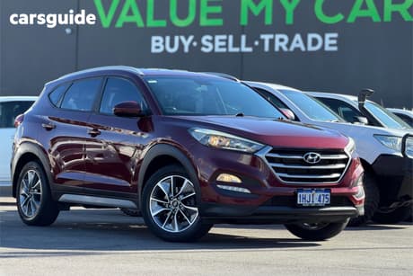 Red 2017 Hyundai Tucson Wagon Active X (Fwd)