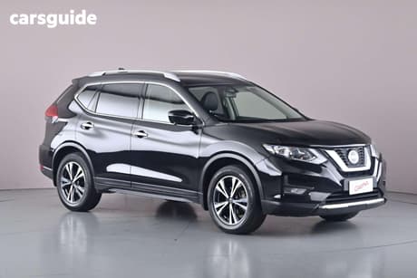 Black 2021 Nissan X-Trail Wagon St-L (4Wd)