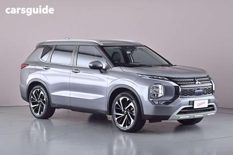 Grey 2023 Mitsubishi Outlander Wagon Aspire 7 Seat (Awd)