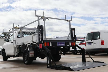 White 2020 Toyota Hilux Cab Chassis Workmate