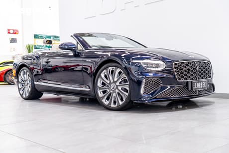 Blue 2024 Bentley Continental Coupe Gt