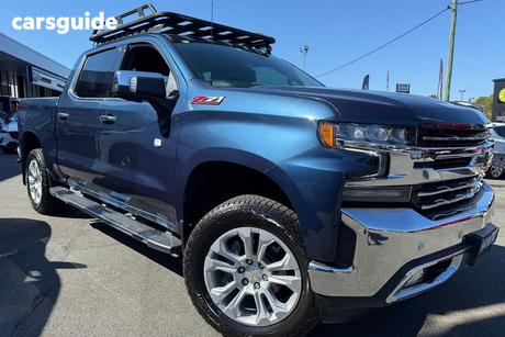 Blue 2022 Chevrolet Silverado Crew Cab Pickup 1500 Ltz Premium Tech Pack