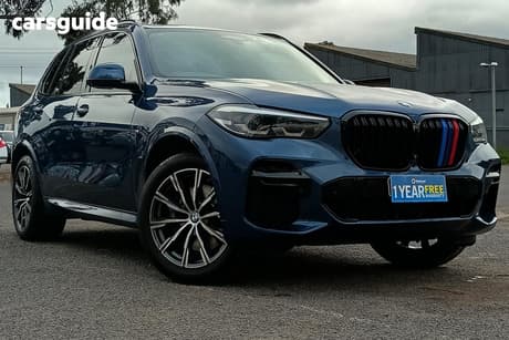 Blue 2022 BMW X5 Wagon Xdrive40I M Sport