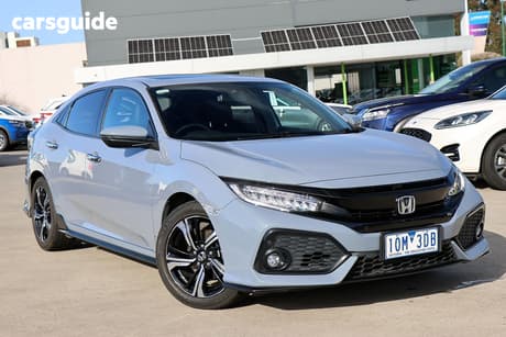 Grey 2019 Honda Civic Hatchback Rs