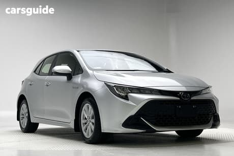 Silver 2023 Toyota Corolla Hatchback Ascent Sport Hybrid
