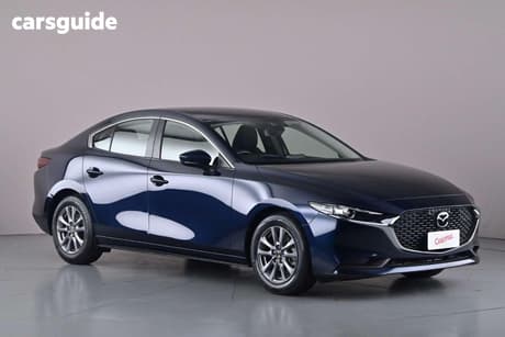 Blue 2021 Mazda 3 Sedan G20 Pure