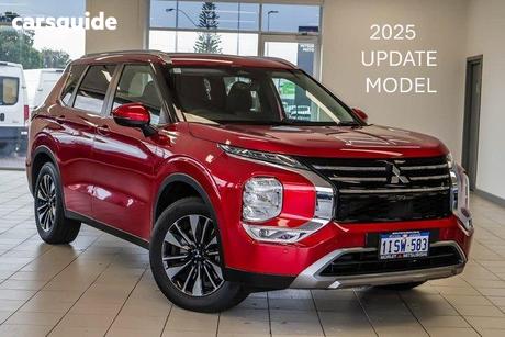 Red 2025 Mitsubishi Outlander Wagon Ls 7 Seat (2Wd)