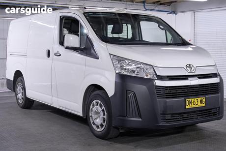 White 2024 Toyota HiAce Van Lwb