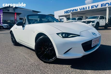 White 2025 Mazda MX-5 Convertible G20 Roadster Gt Rs