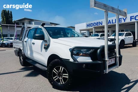 White 2021 Ford Ranger Double Cab Chassis Xl 3.2 (4X4)