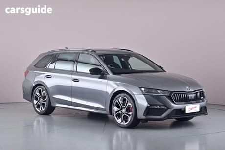 Grey 2024 Skoda Octavia Wagon Rs 180Tsi