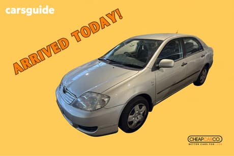 Silver 2005 Toyota Corolla Sedan Conquest