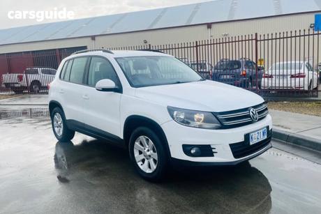White 2013 Volkswagen Tiguan Wagon 132 Tsi Pacific