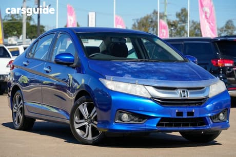 Blue 2016 Honda City Sedan Vti-L