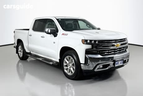 White 2022 Chevrolet Silverado Crew Cab Pickup 1500 Ltz Premium Tech Pack